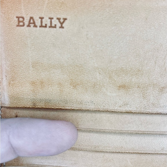 Bally Canvas Long Wallet with Leather Snap - Picture 4 of 13